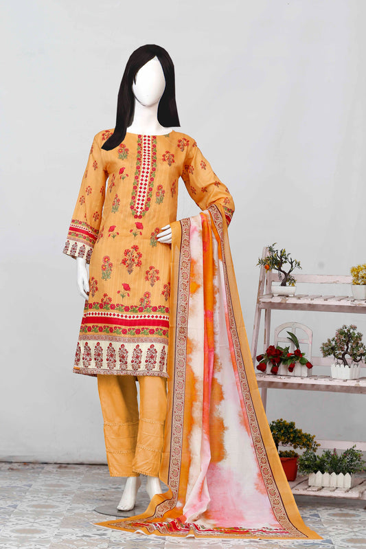 Printed Lawn Unstitched 3 Piece - 11220502