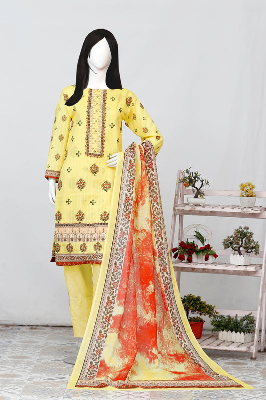Printed Lawn Unstitched 3 Piece - 11220504