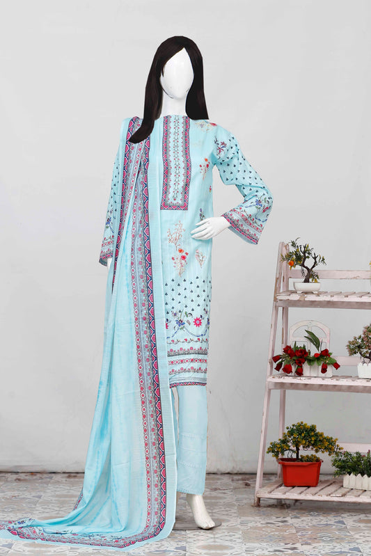Printed Lawn Unstitched 3 Piece - 11220506