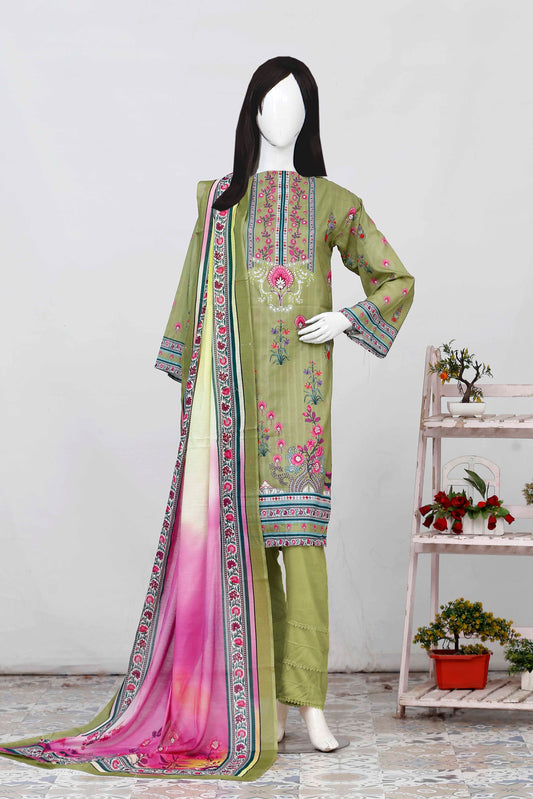 Printed Lawn Unstitched 3 Piece - 11220507