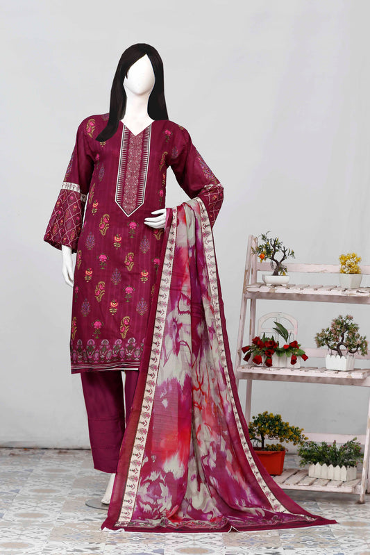 Printed Lawn Unstitched 3 Piece - 11220510