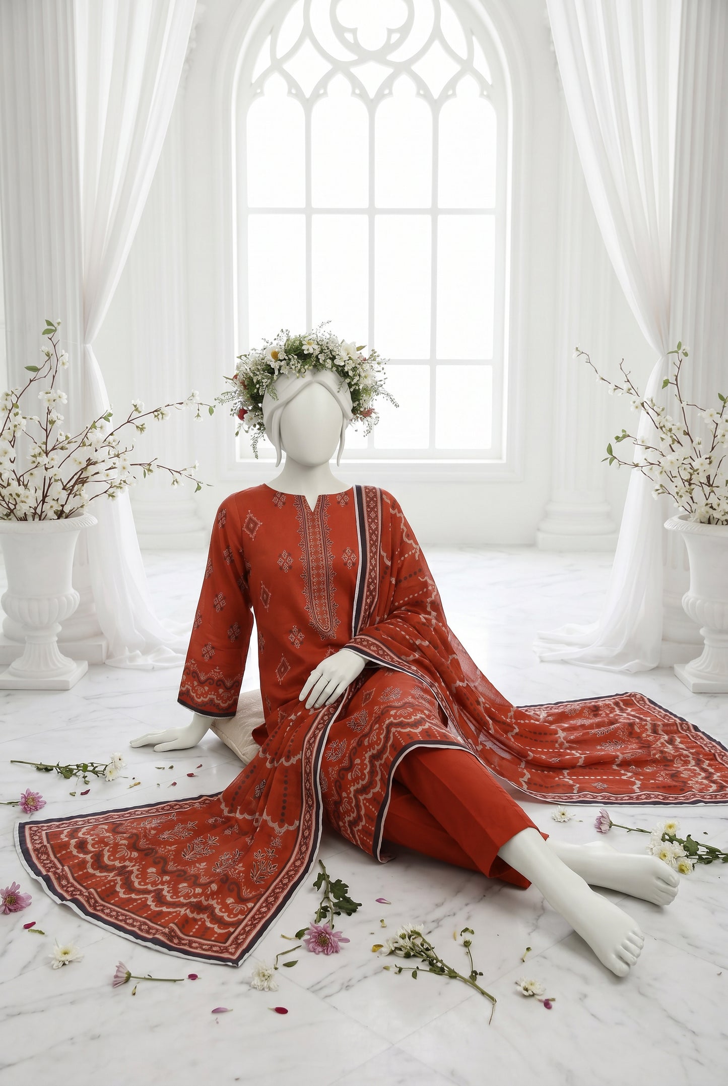 Printed Lawn Unstitched 3 Piece - 12510401