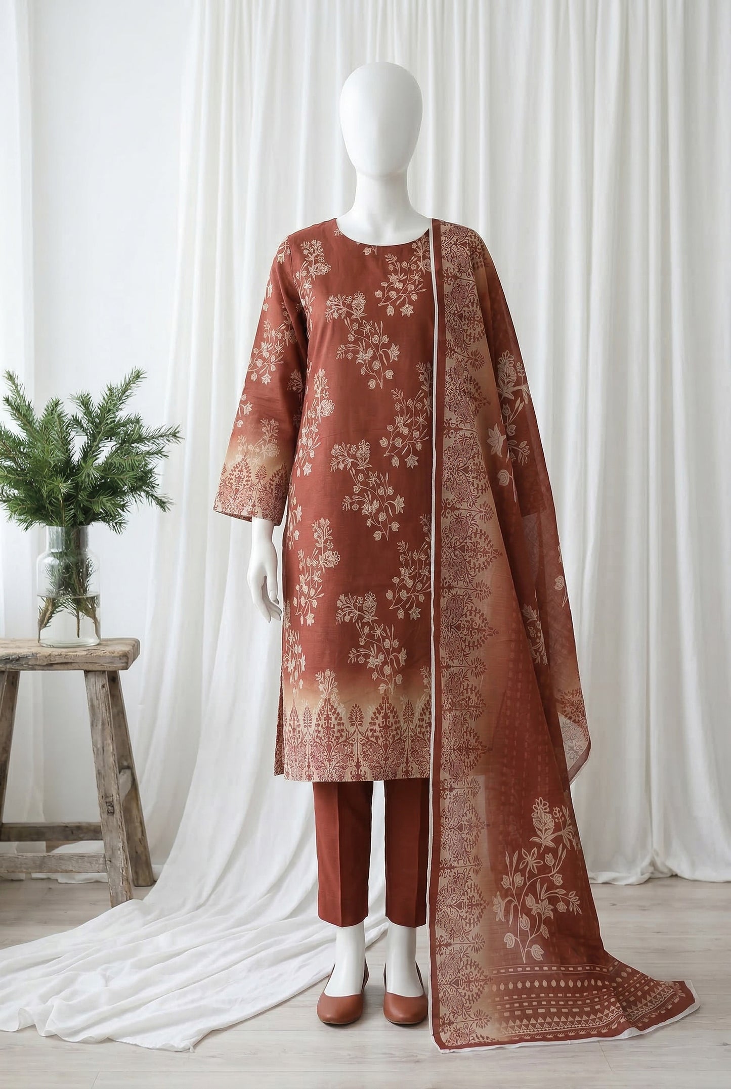 Printed Lawn Unstitched 3 Piece - 11430310