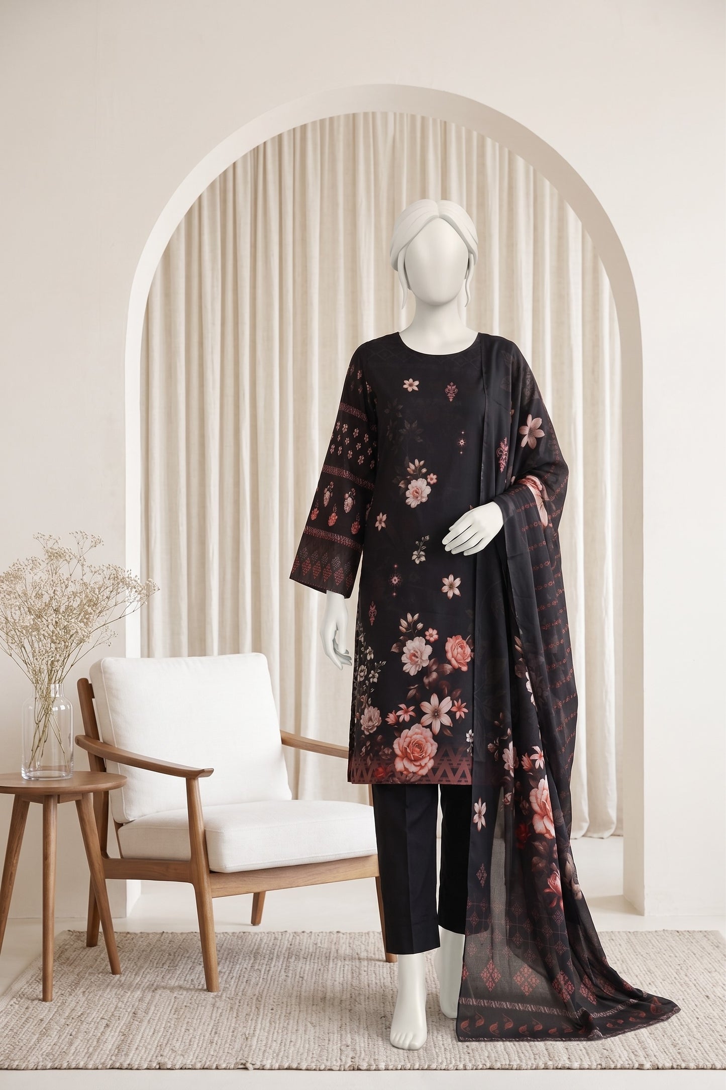Printed Lawn Unstitched 3 Piece - 124890701