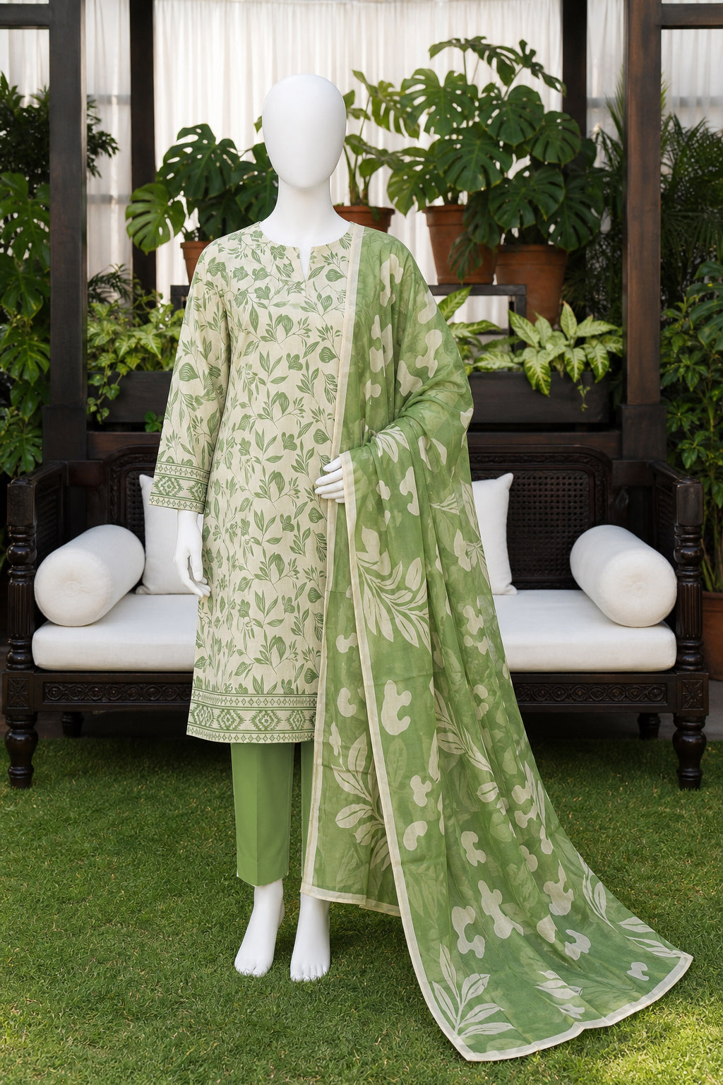 Printed Lawn Unstitched 3 Piece - 12520201