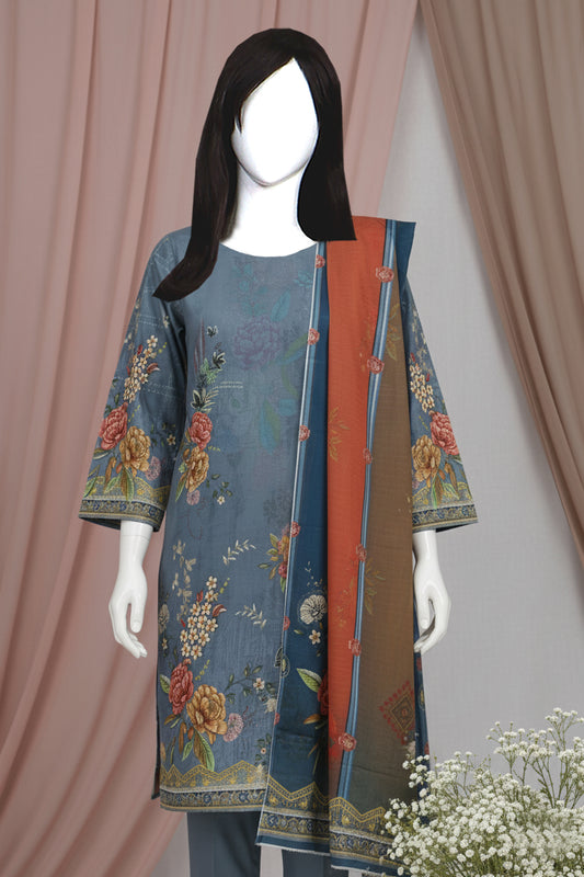 Printed Lawn Unstitched 3 Piece - 11130105