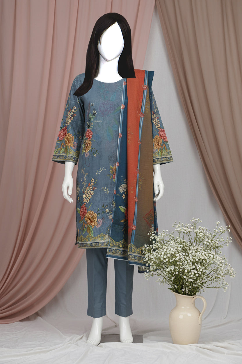 Printed Lawn Unstitched 3 Piece - 11130105