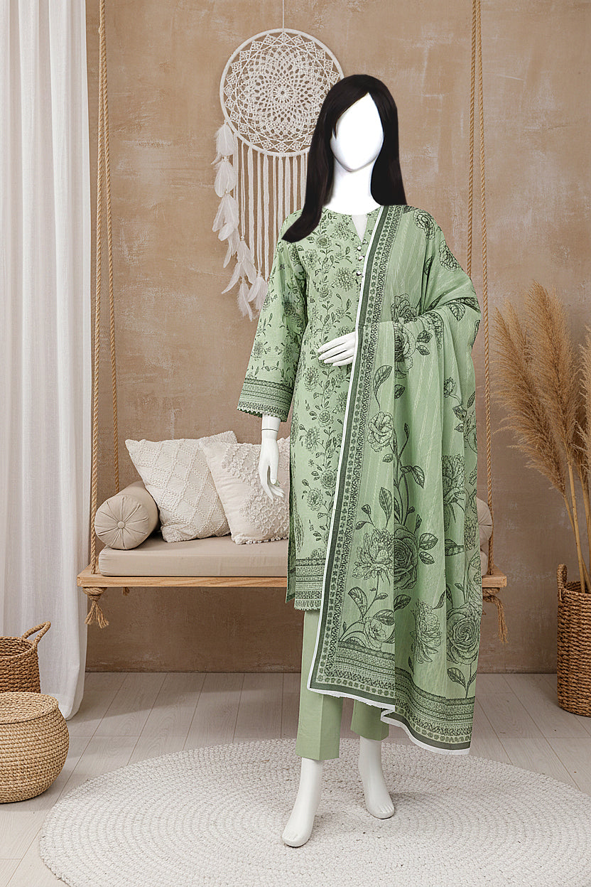 Printed Lawn Unstitched 3 Piece - 12180104