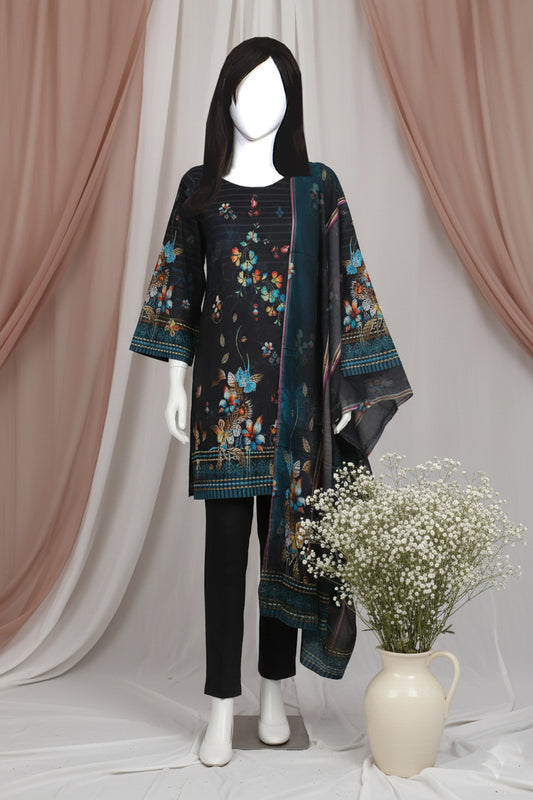 Printed Lawn Unstitched 3 Piece - 11130103