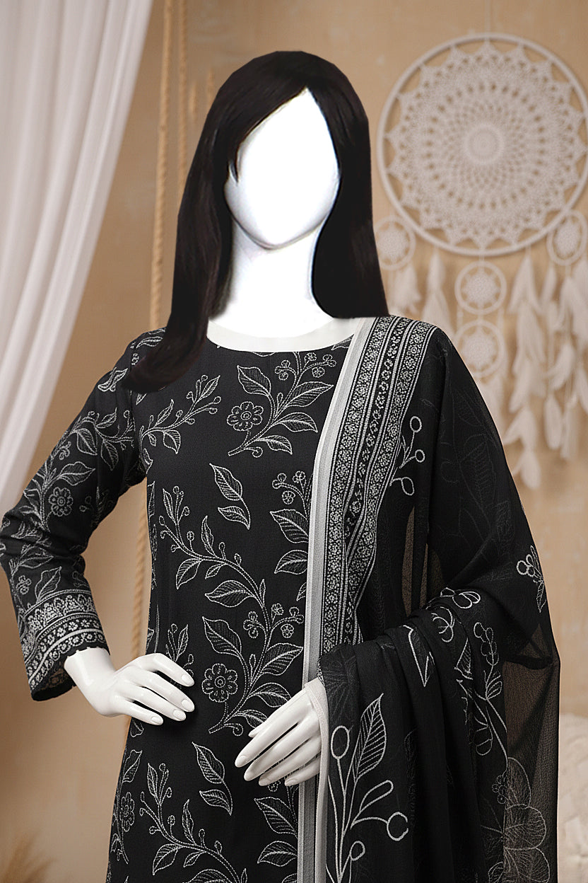 Printed Lawn Unstitched 3 Piece - 12180103
