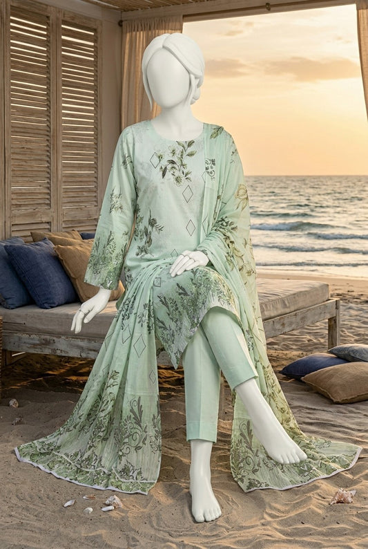 Printed Lawn Unstitched 3 Piece - 12581108