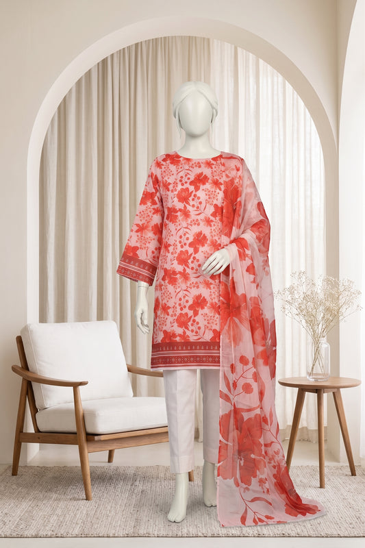 Printed Lawn Unstitched 3 Piece - 12410109
