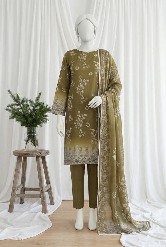Printed Lawn Unstitched 3 Piece - 11430301