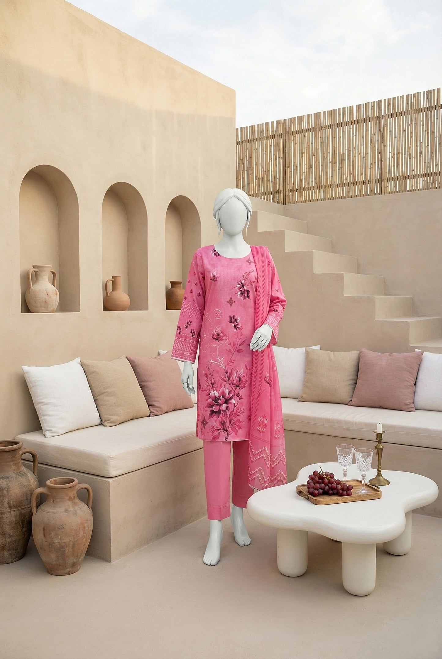 Printed Lawn Unstitched 3 Piece - 12210110