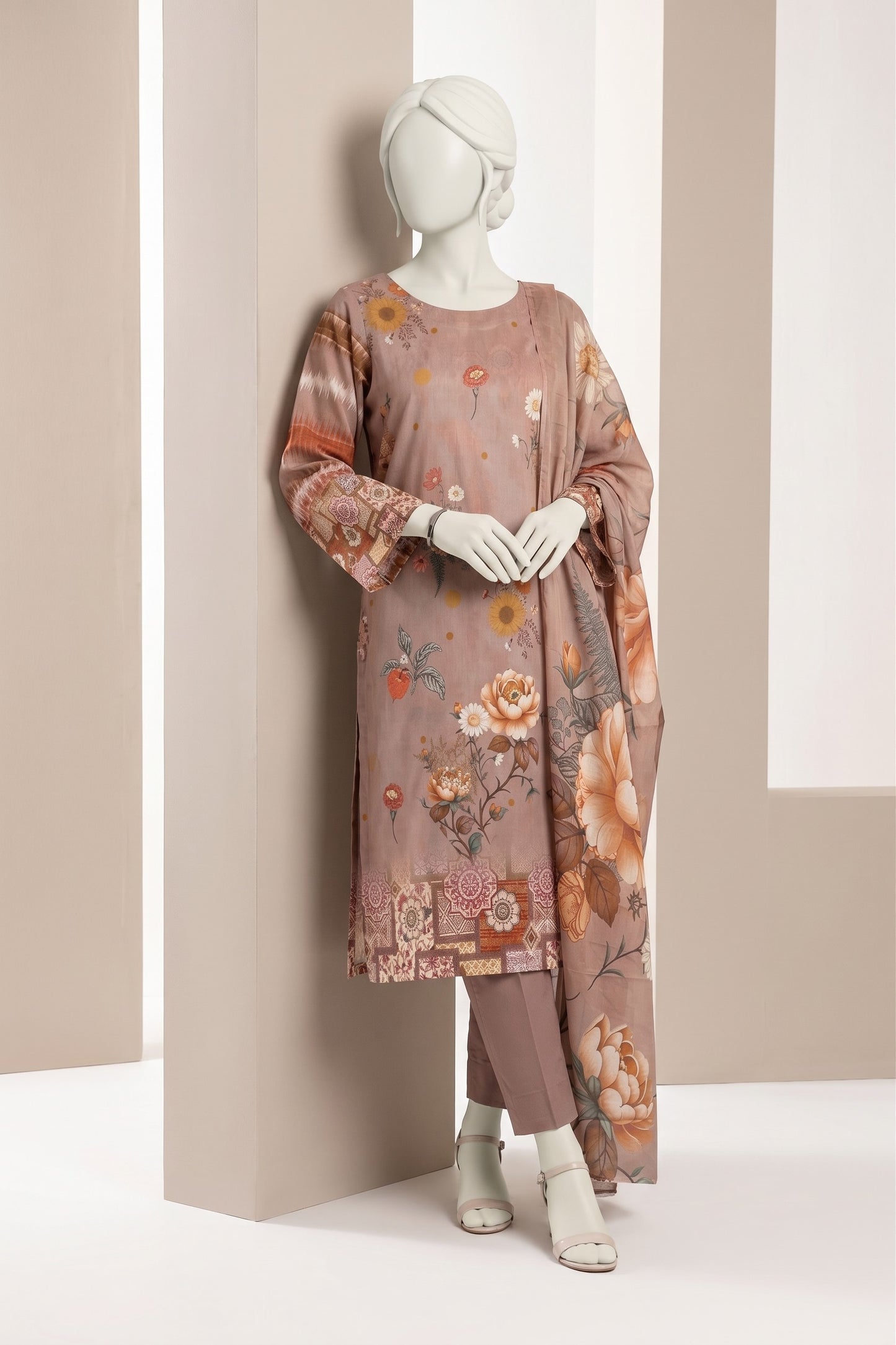 Printed Lawn Unstitched 3 Piece - 12621210
