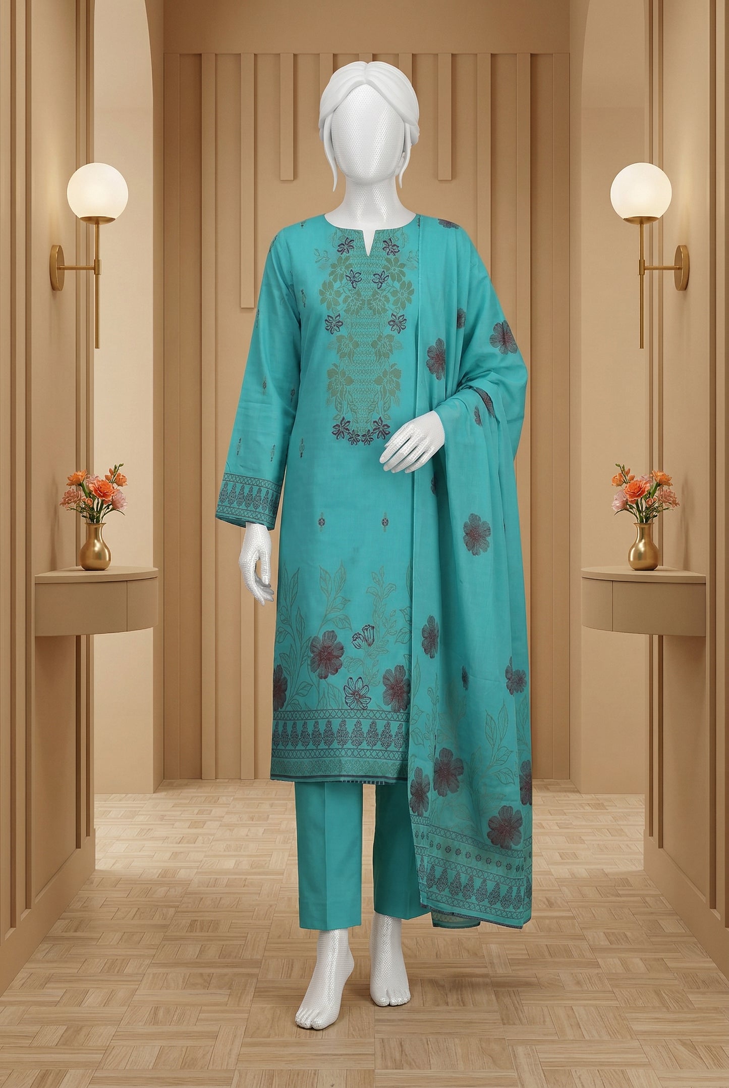 Printed Lawn Unstitched 3 Piece - 11470801