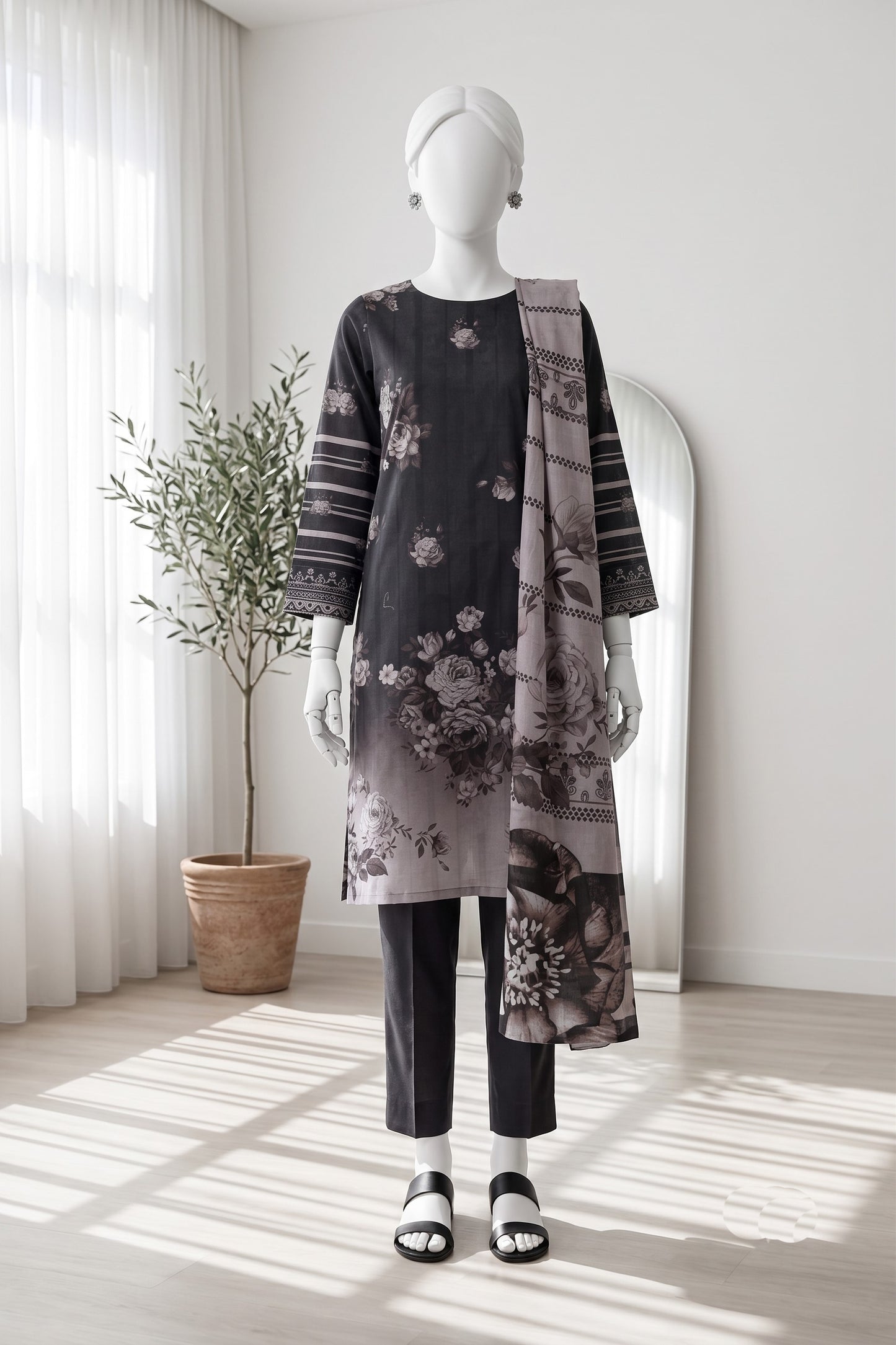 Printed Lawn Unstitched 3 Piece - 12661410
