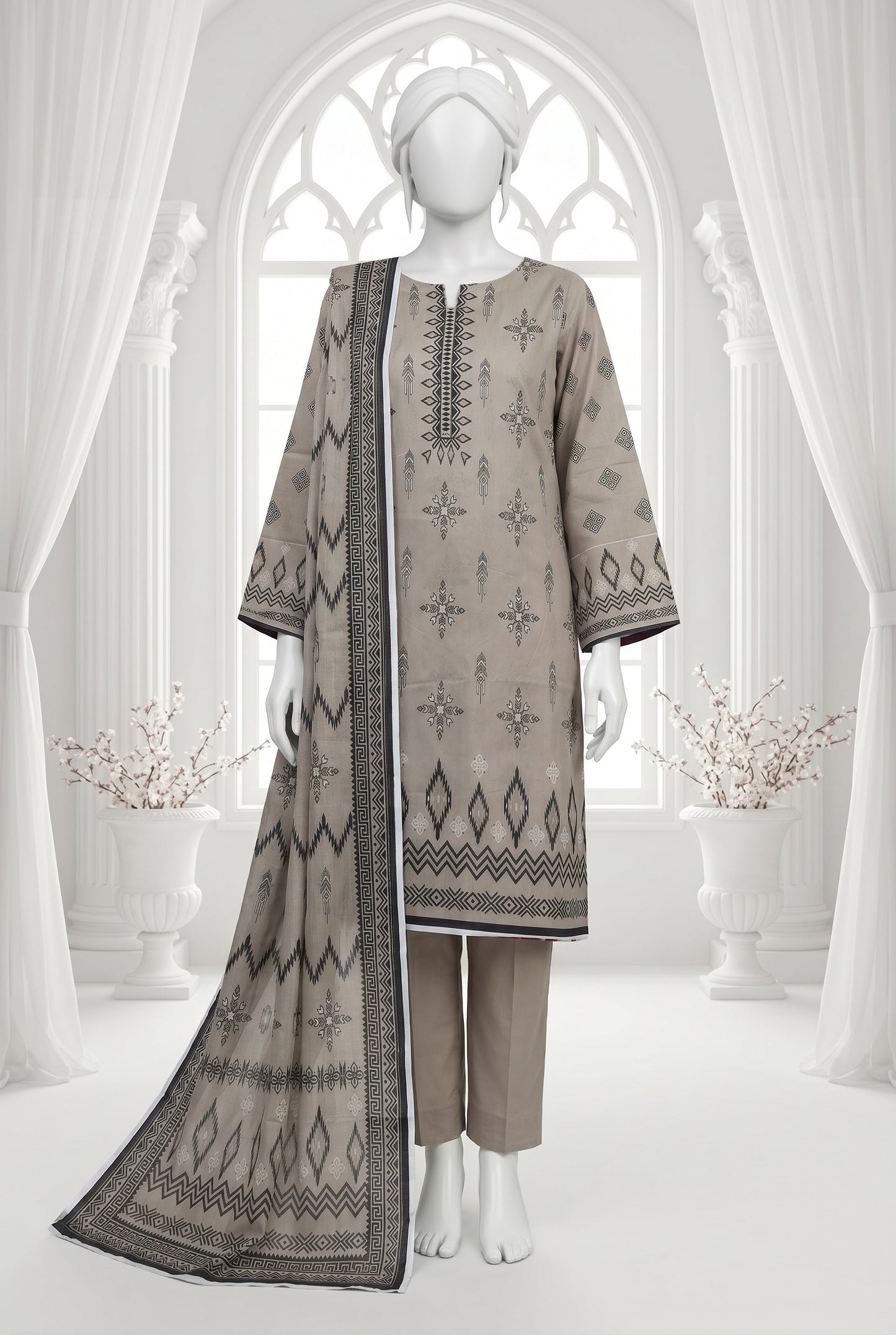 Printed Lawn Unstitched 3 Piece - 12510410
