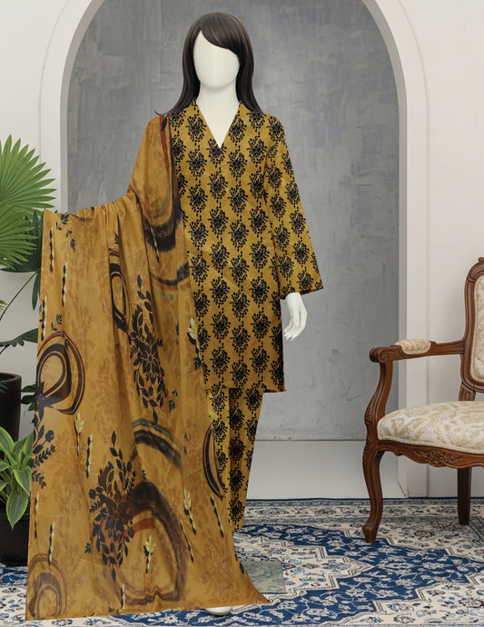 Printed Lawn Unstitched 3 Piece -11740108