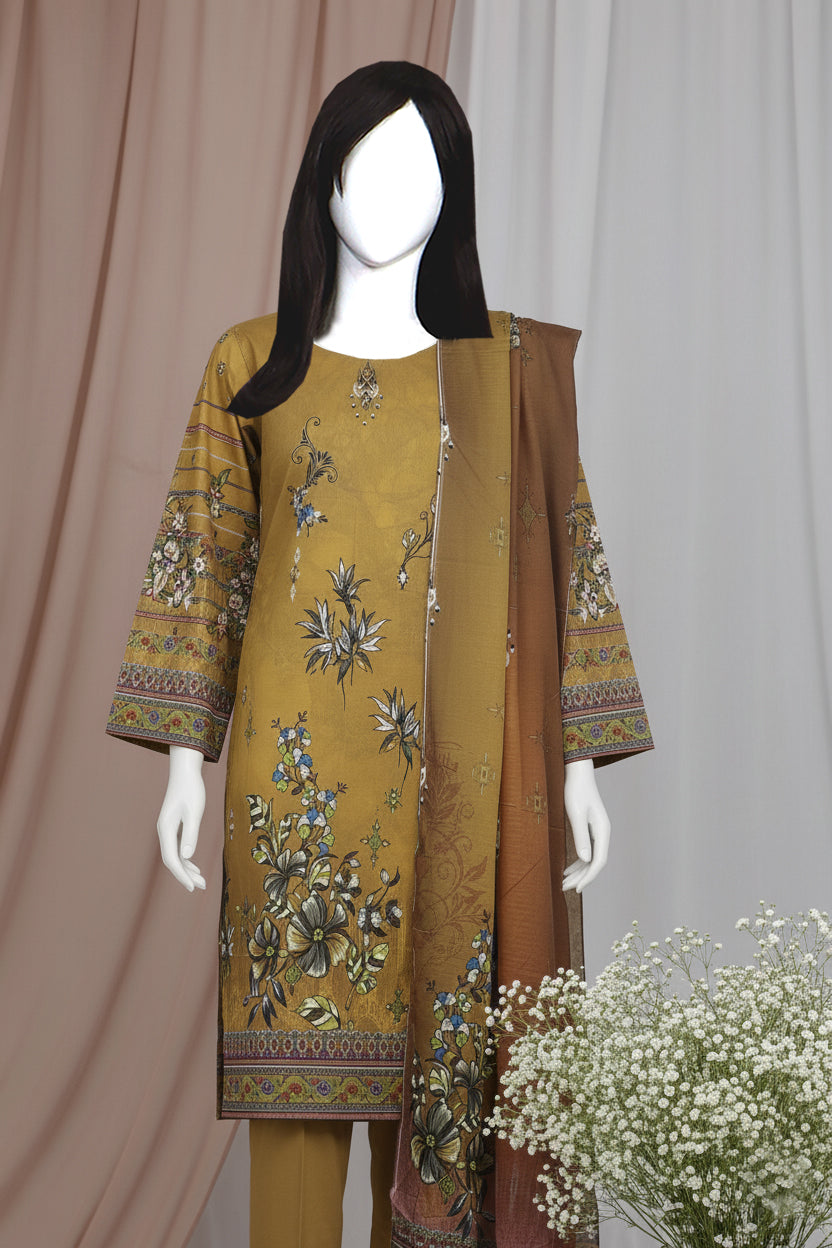 Printed Lawn Unstitched 3 Piece - 11130101