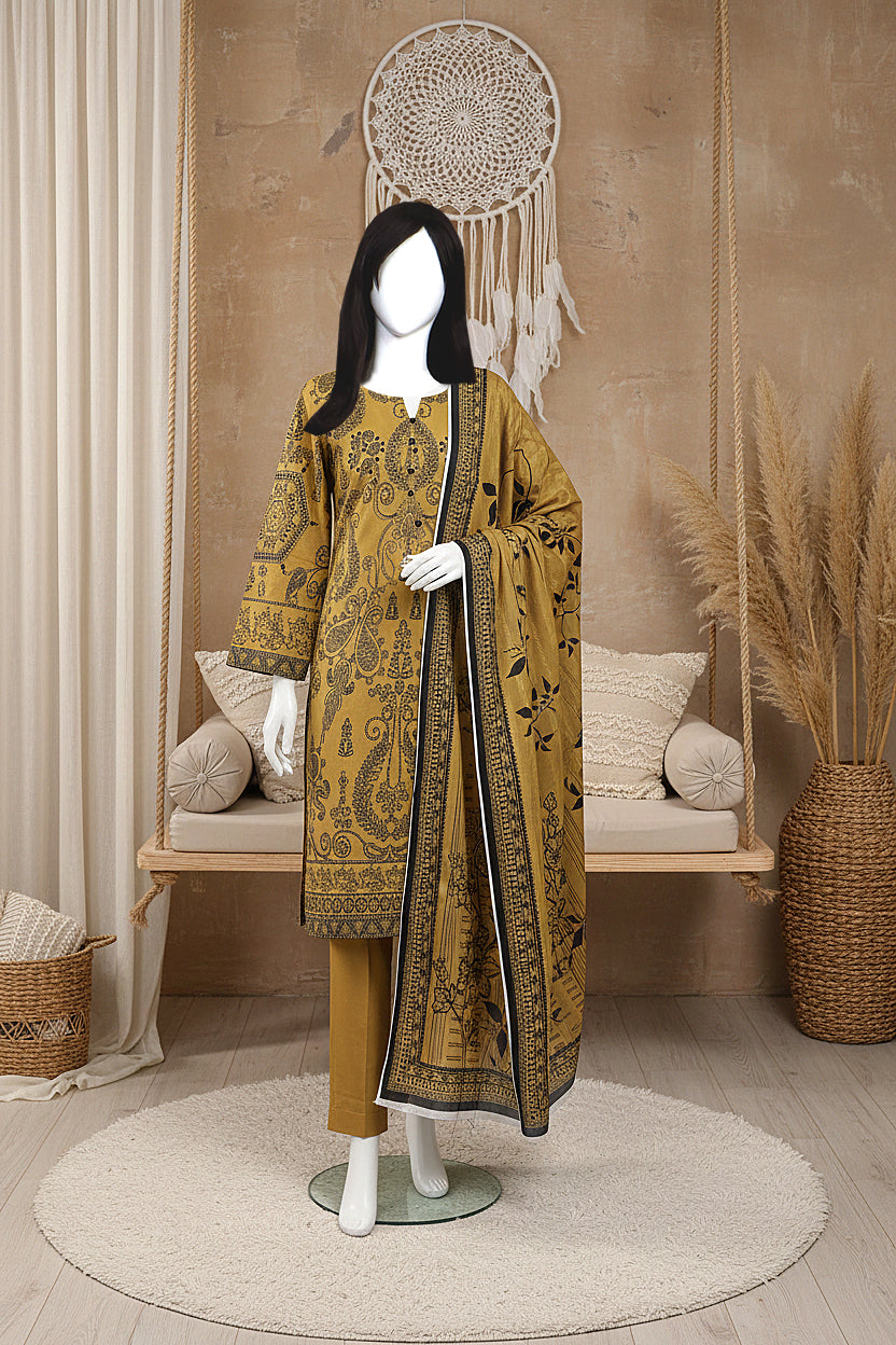 Printed Lawn Unstitched 3 Piece - 12180102