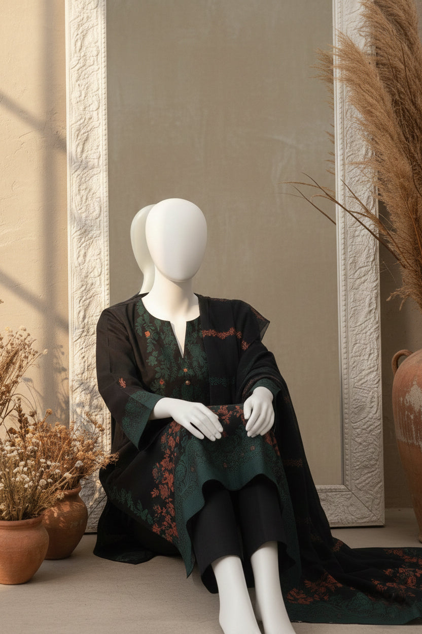 Printed Lawn Unstitched 3 piece - 11340101