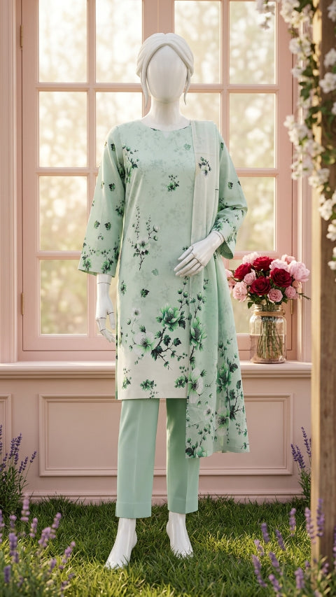 Printed Lawn Unstitched 3 Piece - 12470608
