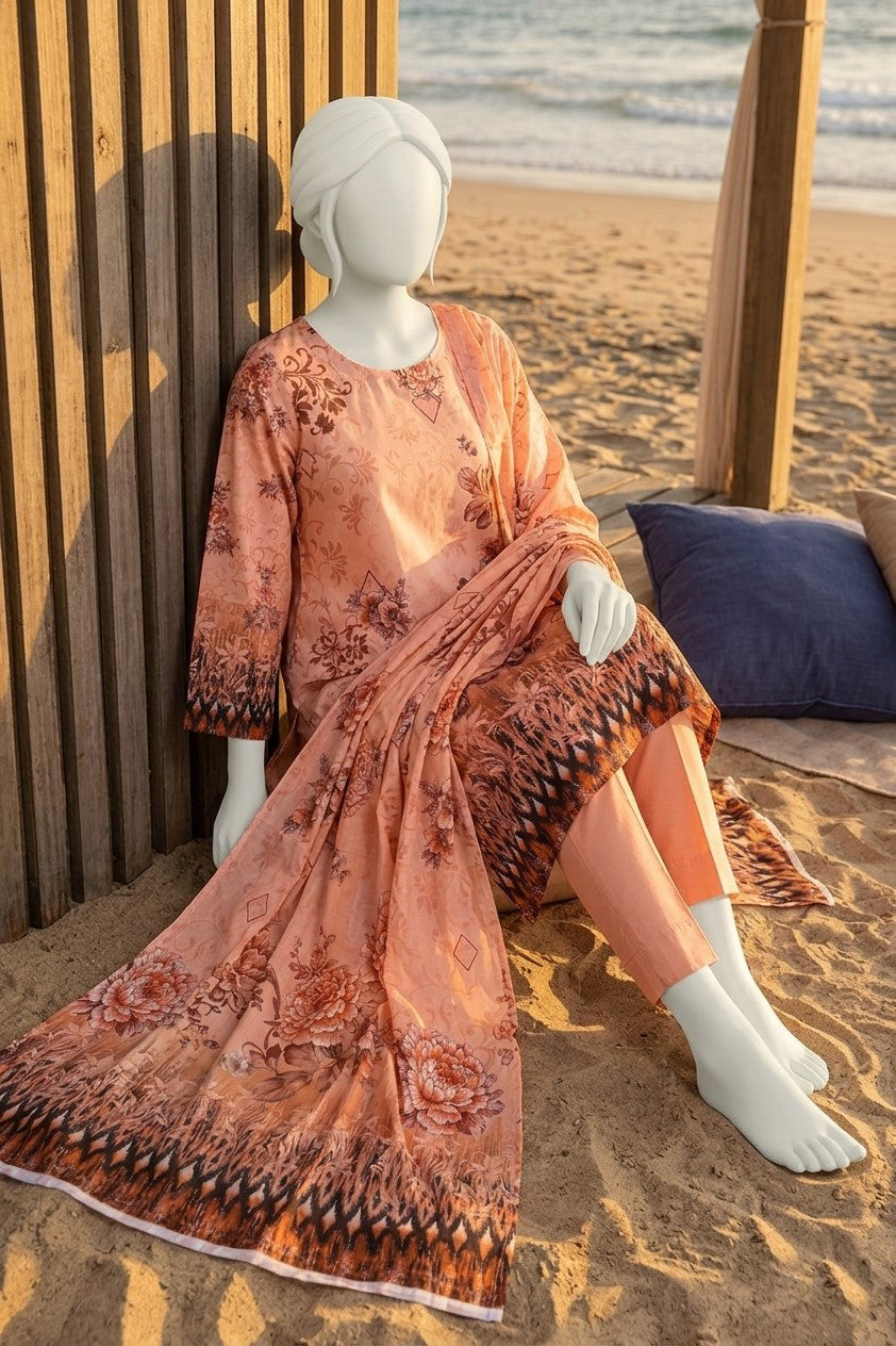 Printed Lawn Unstitched 3 Piece - 12581107