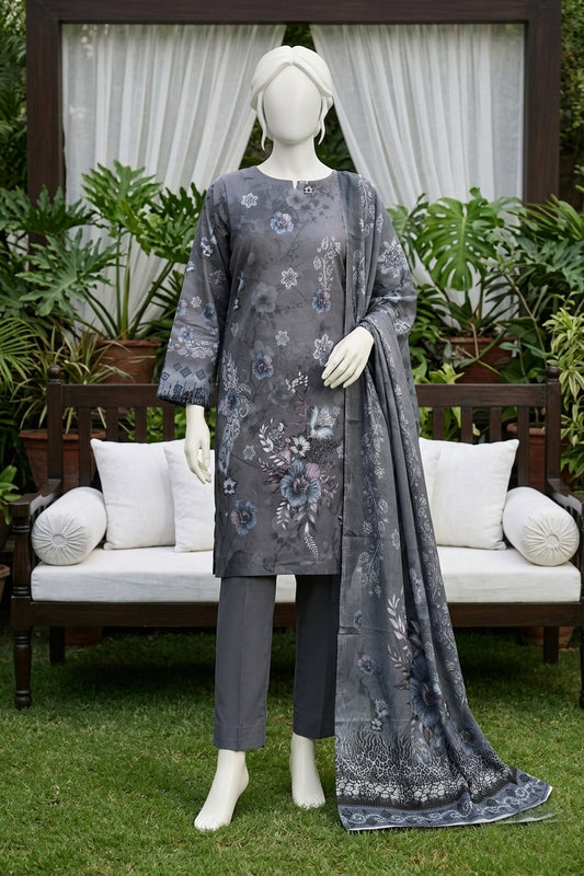 Printed Lawn Unstitched 3 Piece - 12530909
