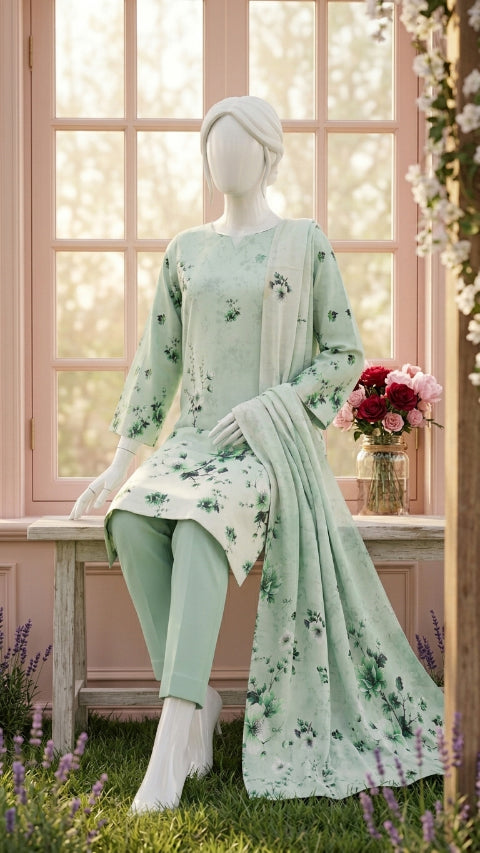 Printed Lawn Unstitched 3 Piece - 12470608