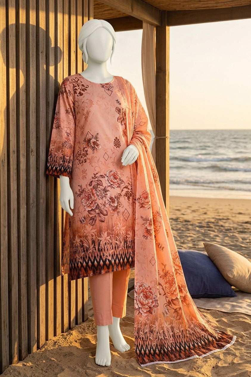 Printed Lawn Unstitched 3 Piece - 12581107