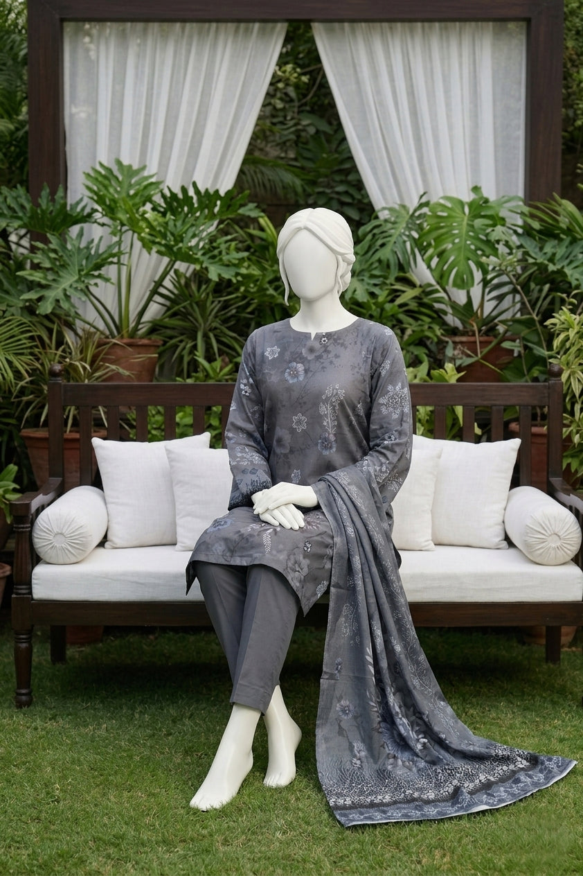 Printed Lawn Unstitched 3 Piece - 12530909