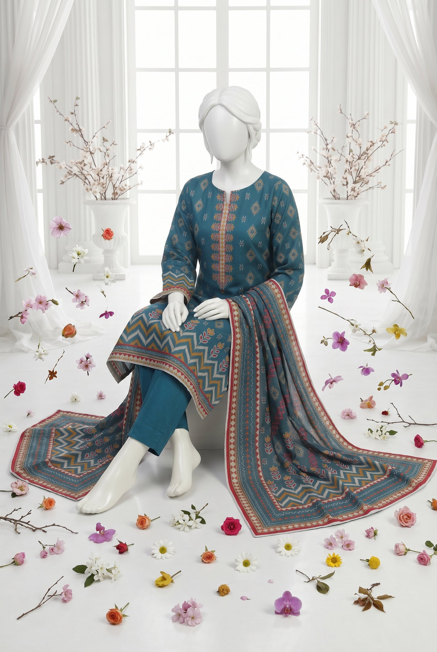 Printed Lawn Unstitched 3 Piece - 12510409