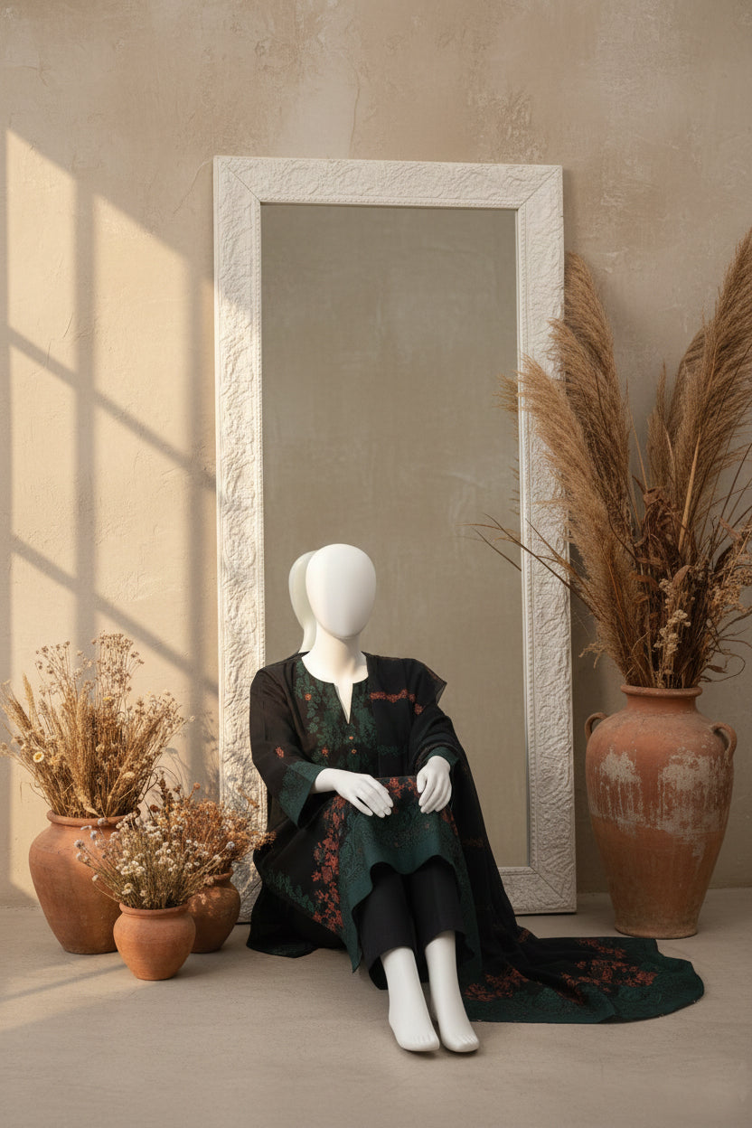 Printed Lawn Unstitched 3 piece - 11340101