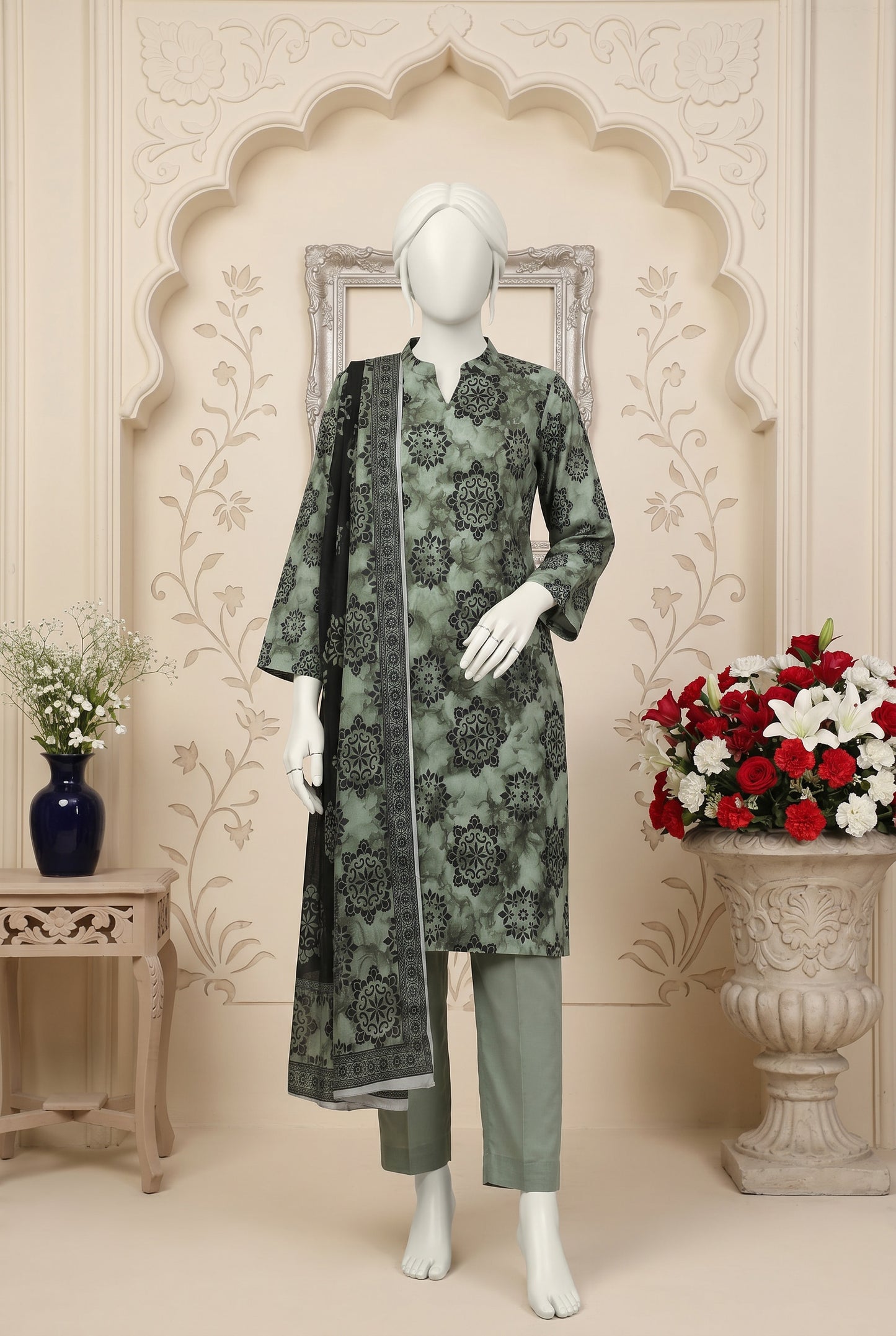 Printed Lawn Unstitched 3 Piece - 12500310