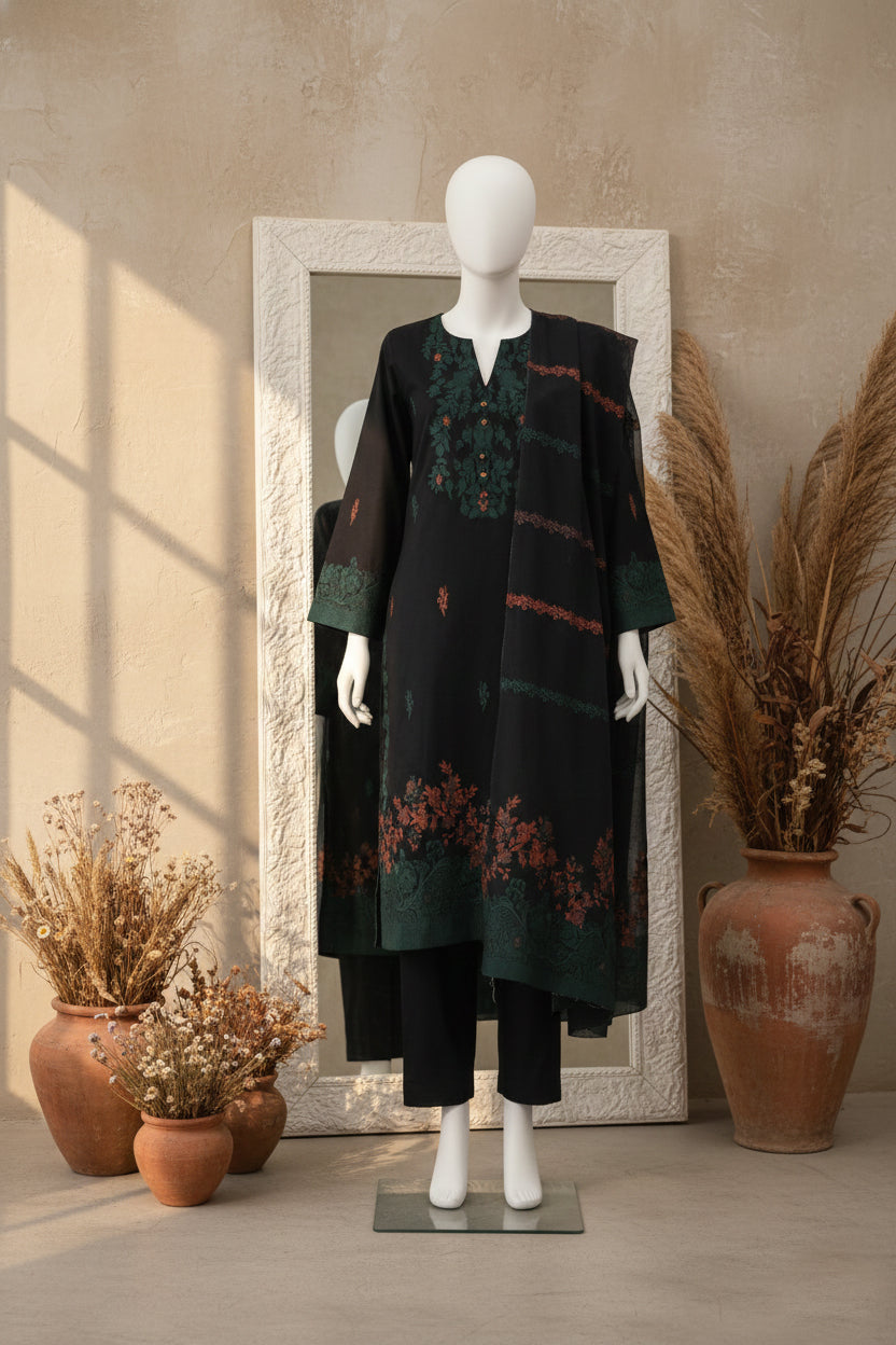 Printed Lawn Unstitched 3 piece - 11340101