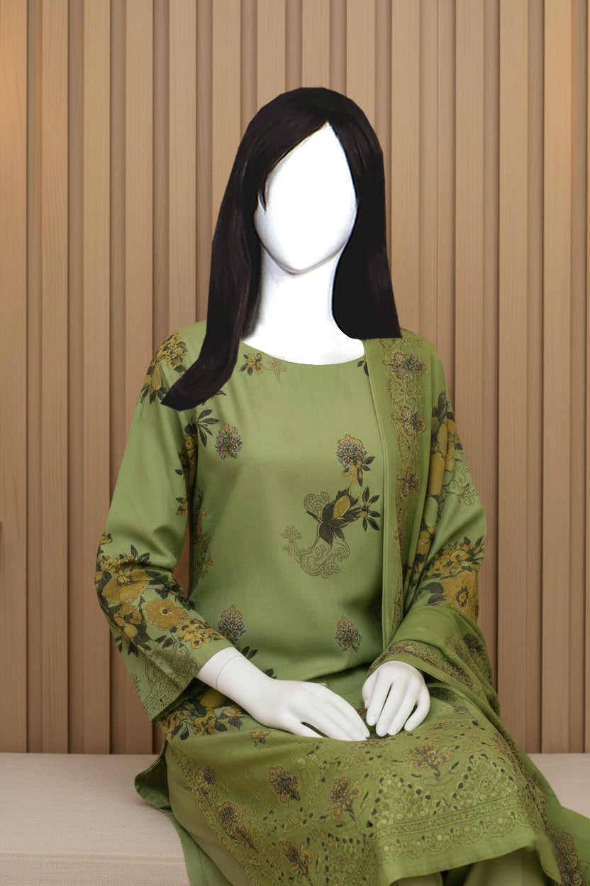 Embroidered Lawn Unstitched 3 Piece - 11250203