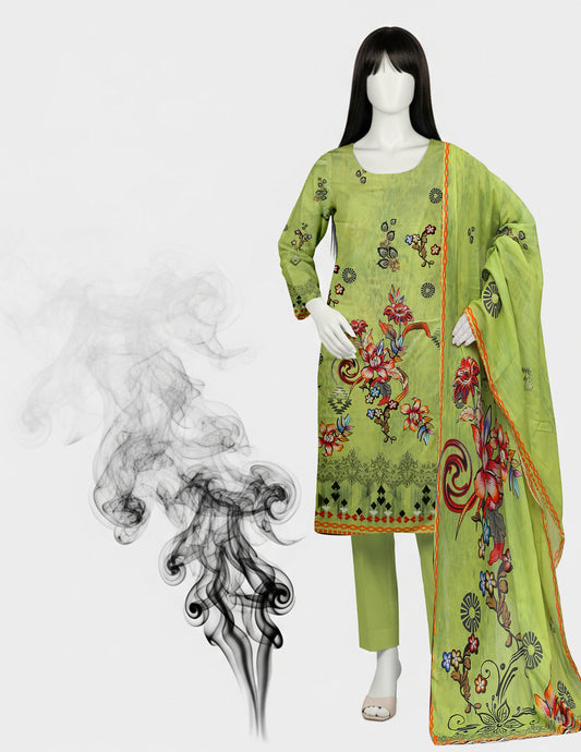 Printed Lawn Unstitched 3 Piece - 11661109