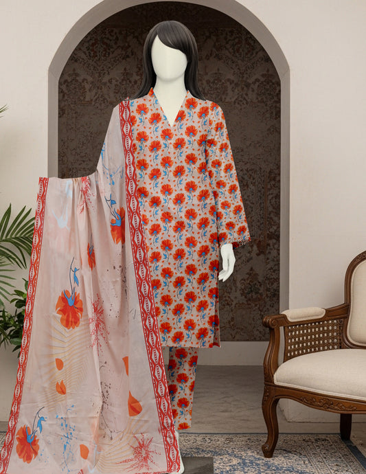 Printed Lawn Unstitched 3 Piece -11740107