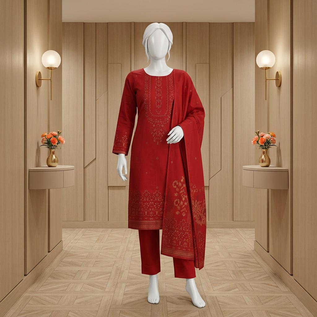 Printed Lawn Unstitched 3 Piece - 11450605