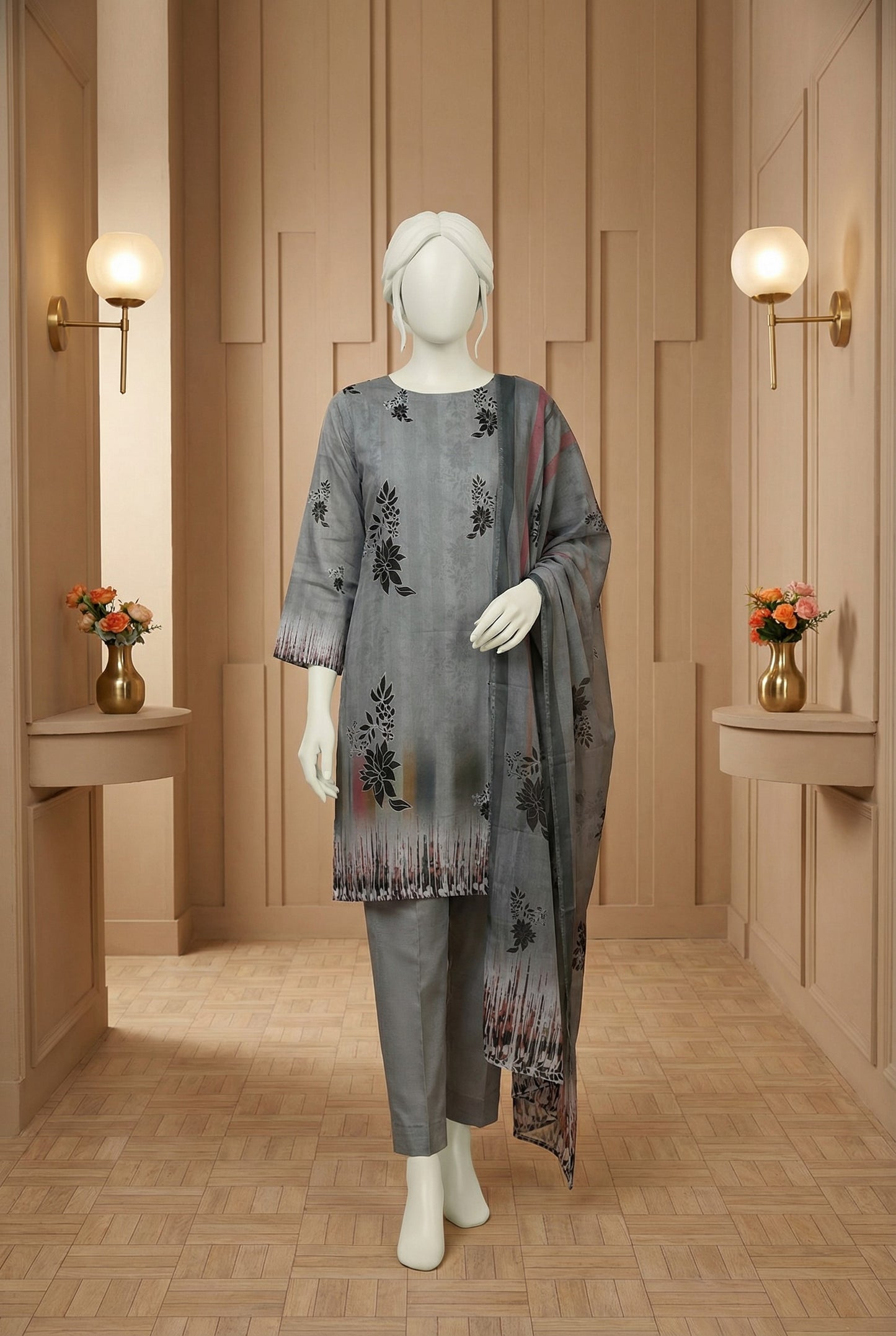 Printed Lawn Unstitched 3 Piece - 12480709