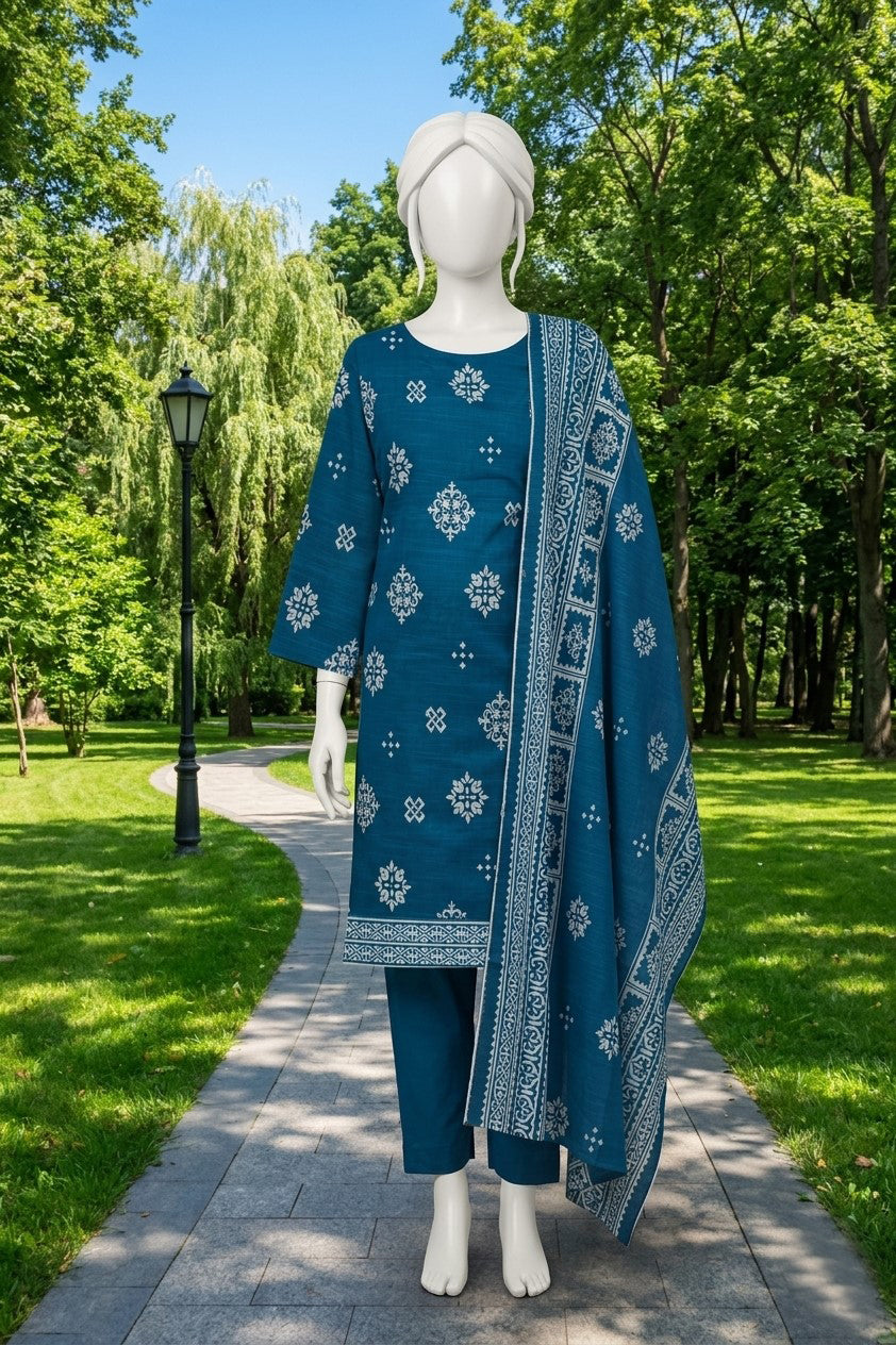 Printed Lawn Unstitched - 12380107