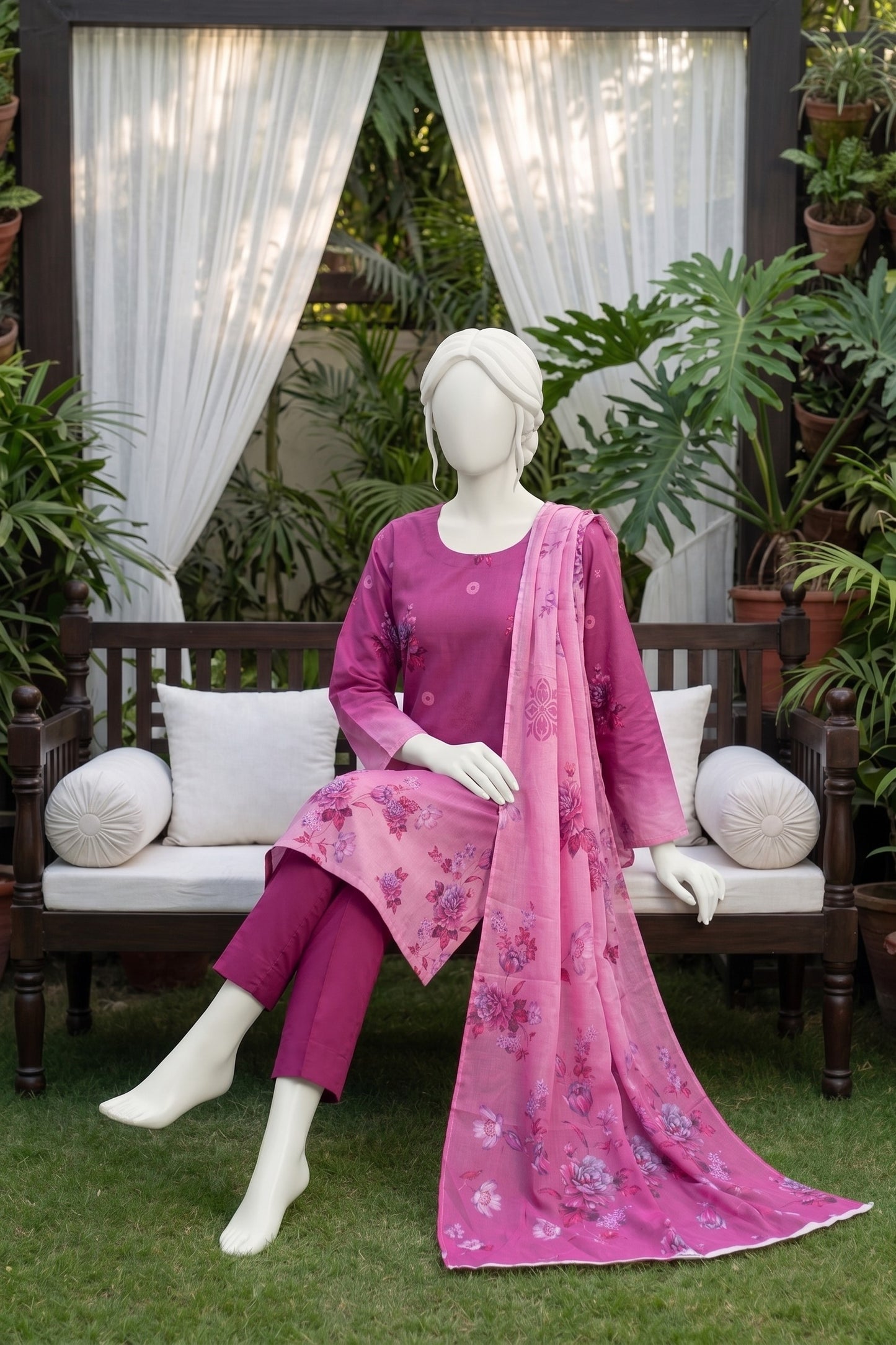 Printed Lawn Unstitched 3 Piece - 12540809