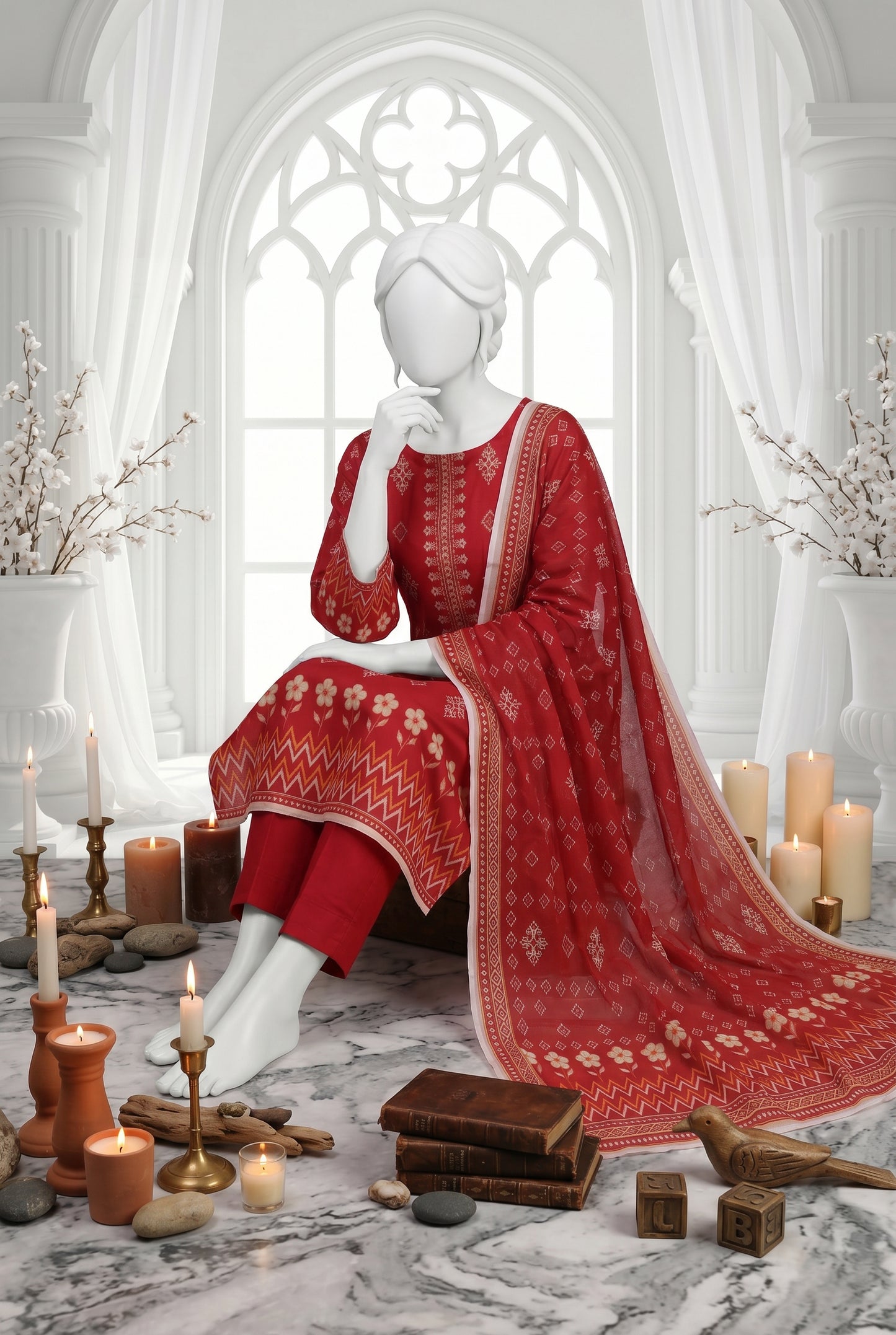 Printed Lawn Unstitched 3 Piece - 12510408