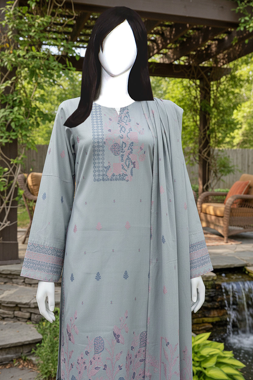 Printed Lawn Unstitched 3 Piece - 11180105