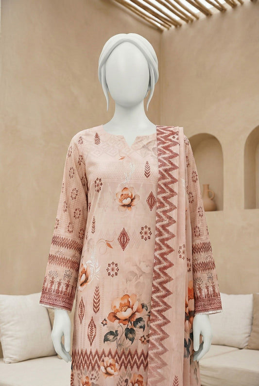 Printed Lawn Unstitched 3 Piece - 12210108