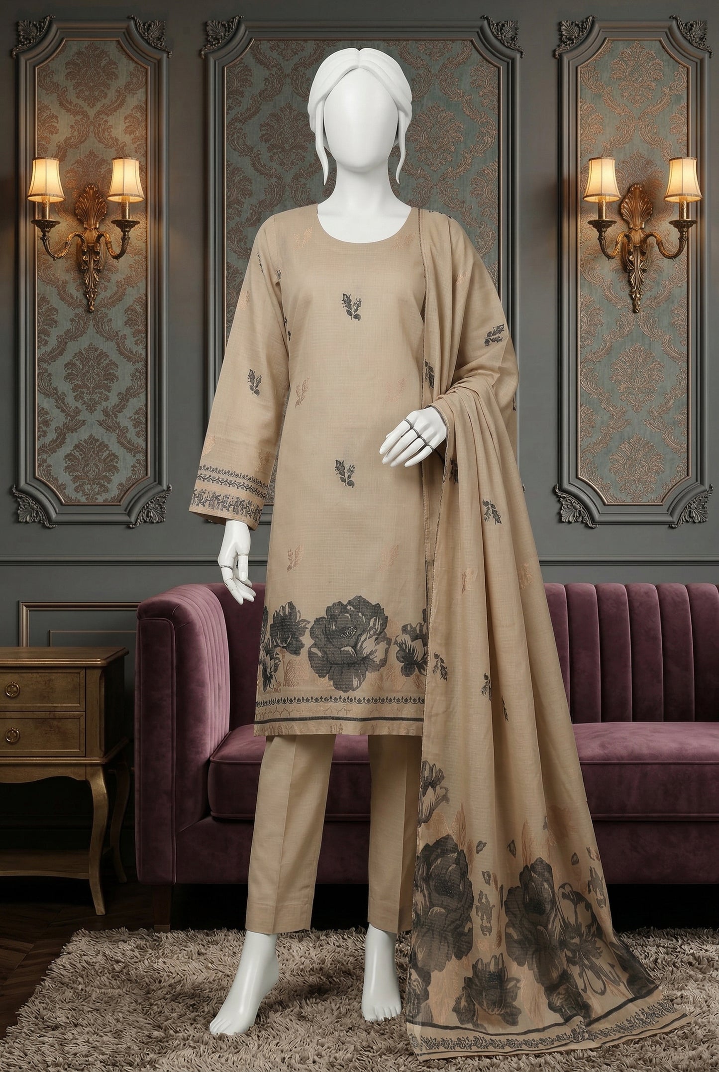 Printed Lawn Unstitched 3 Piece - 11480903