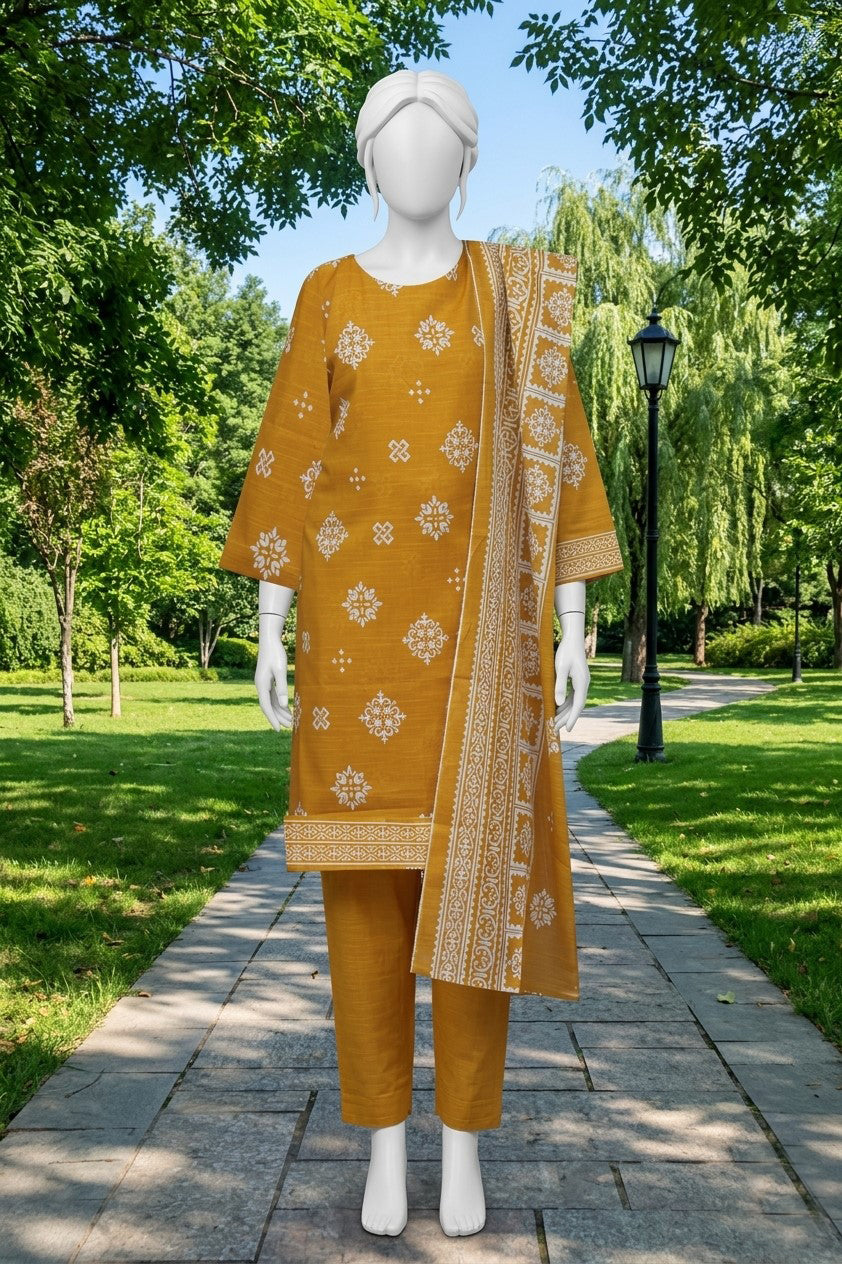 Printed Lawn Unstitched - 12380105