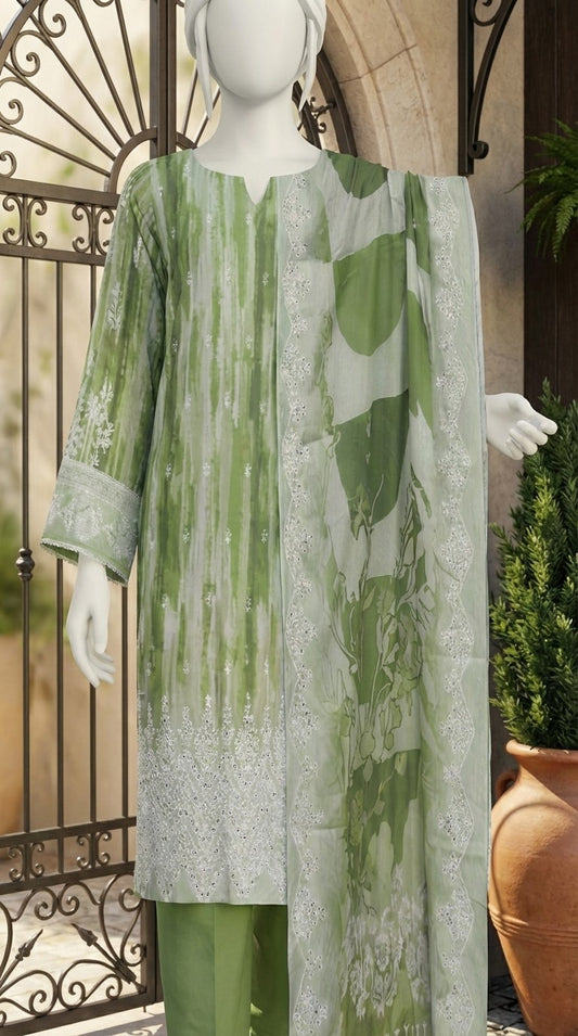 Embroidered Unstitched 3 piece - 11250104