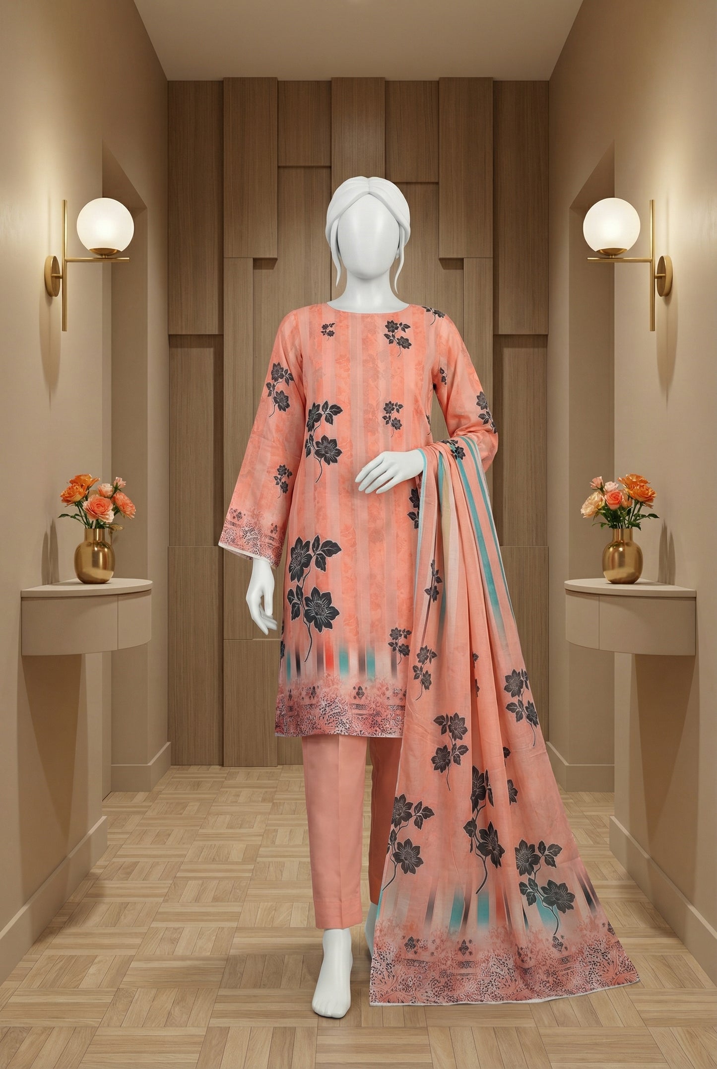 Printed Lawn Unstitched 3 Piece - 12480708